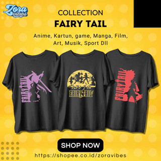 เสื้อยืด พิมพ์ลายอนิเมะ Fairy Tail แบบดั้งเดิม สไตล์ร่วมสมัย สําหรับผู้ชาย