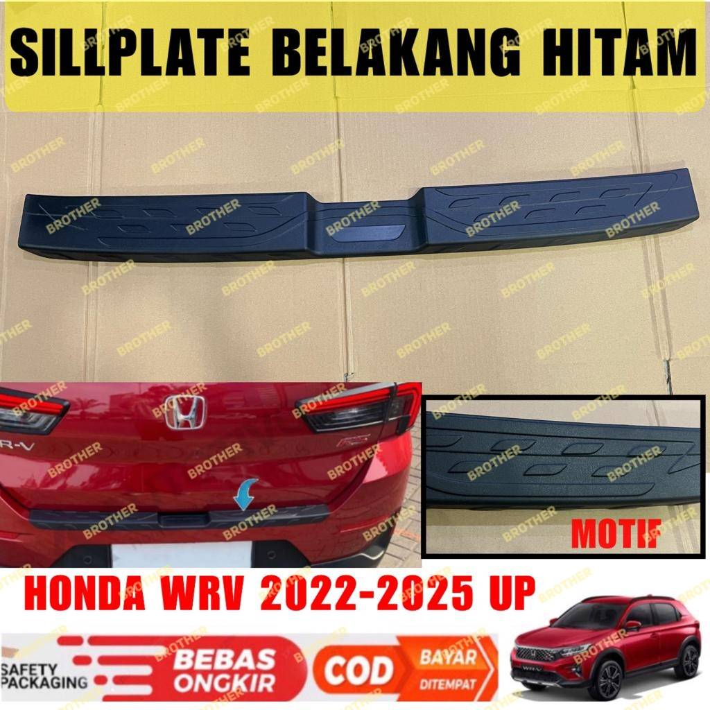 Hitam Honda Wrv WR-V ชายกาบหลัง 2022 2023 2024 2025 สีดํา