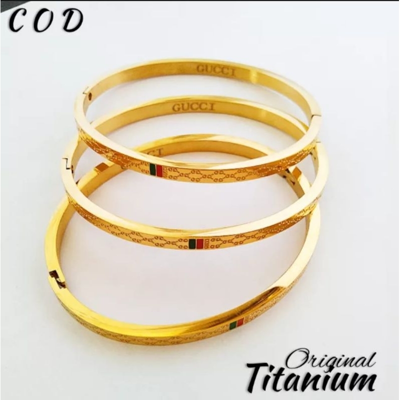 ใหม่ล่าสุดและ MODERN GC TITANIUM BRACELET, ANTI-RUST, ANTI-FADE, ANTI-ALLERGY, FASHION สําหรับผู้หญิ