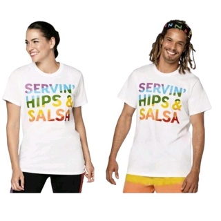 Zumba เสื้อยืด เสื้อกีฬา UNISEX KZ SERVIN HIPS