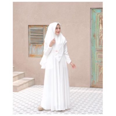 Kaisha_fashion GAMIS SYARI JILBAB ชุด 2 ชั้น BUSUI POLOS MAXI PARTY DRESS ใหม่ล่าสุดคุณภาพ