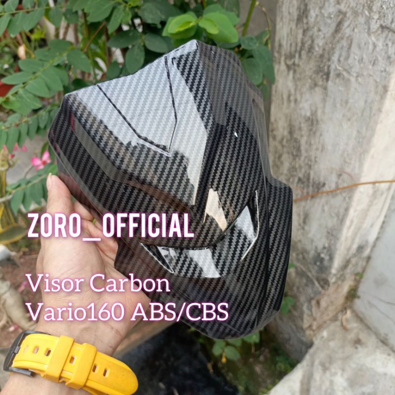 กระบังหน้า Carbon Vario 160 ABS ZORO