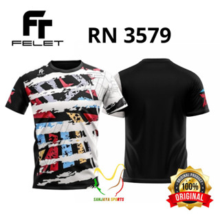 เสื้อกีฬาบาดมินตัน FELET BADMINTON FELET RN 3579 RN3579 ของแท้