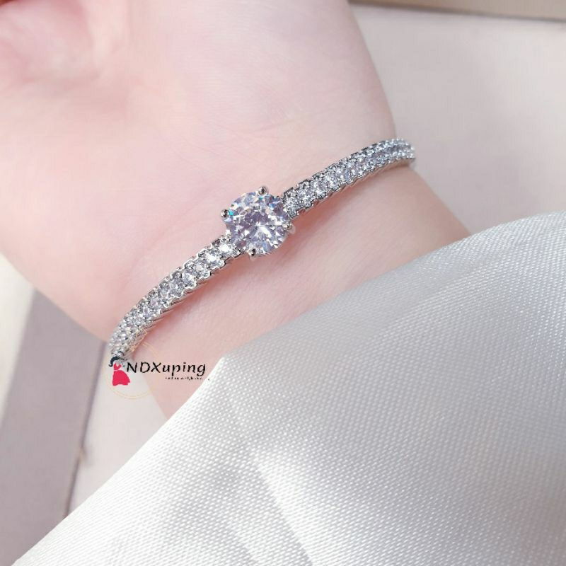 Xuping N Diamond Jewelry สร้อยข้อมือกําไลข้อมือผู้หญิง07082304