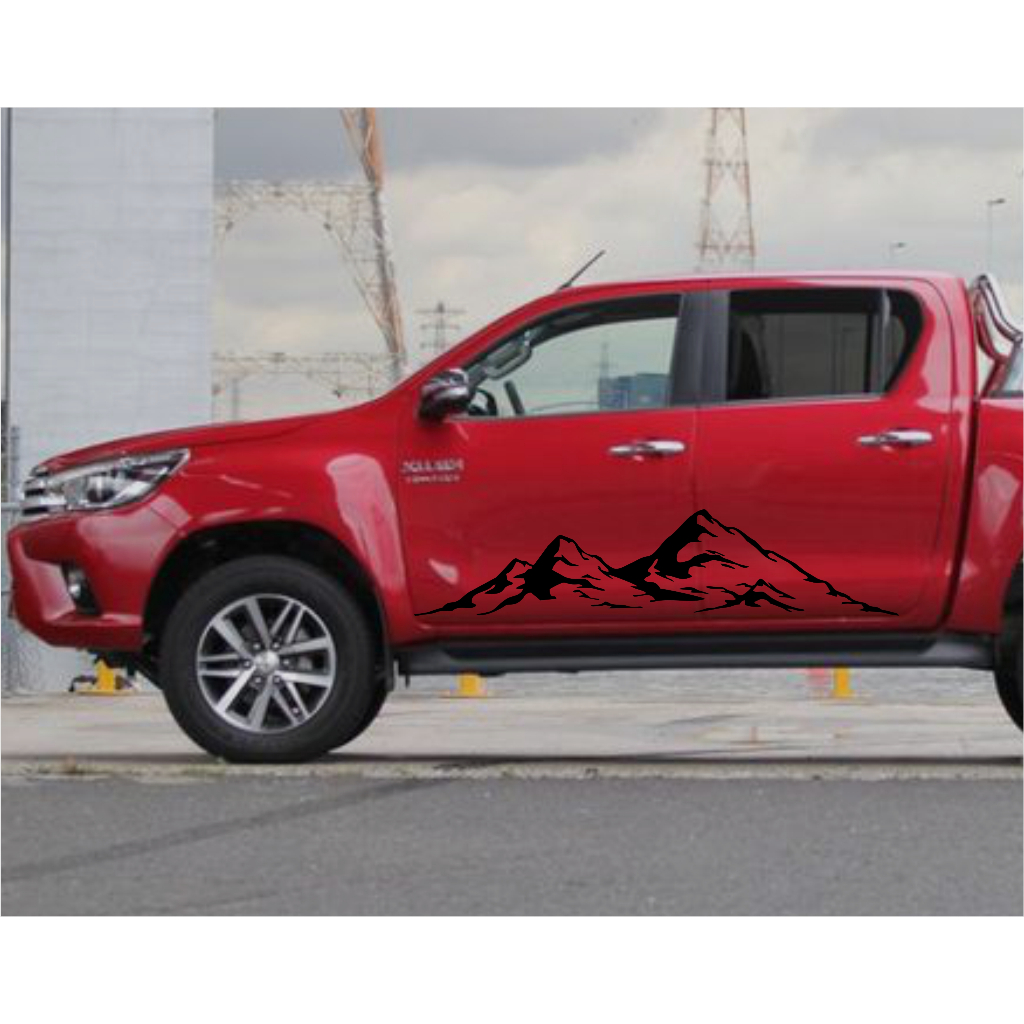 สติ๊กเกอร์ตัด SILHOUETTE MOUNTAIN OFF ROAD, HILUX, TRITON, D-MAX.ETC