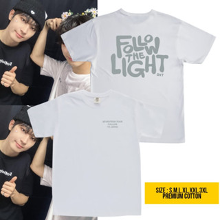 เสื้อยืด พิมพ์ลายโลโก้ Seventeen FOLLOW THE light to japan สําหรับผู้ชาย