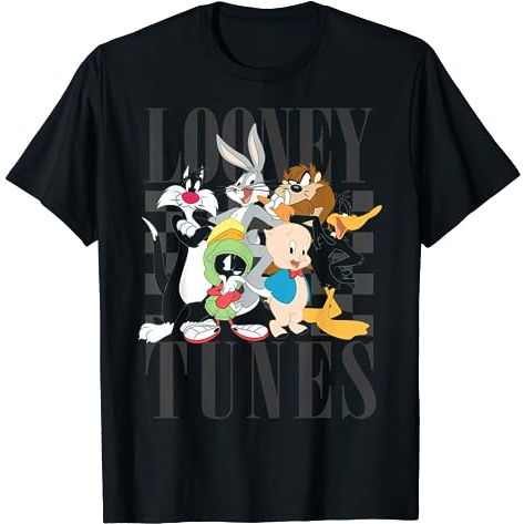 เสื้อยืด Looney Tunes 90& 39;s Style Group Shot