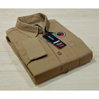 เสื้อเชิ้ตแขนยาวลําลอง ผ้าฝ้าย และผ้าแคนวาส พรีเมี่ยม นําเข้าล่าสุด สไตล์ดิสโทร ไซซ์ M L XL