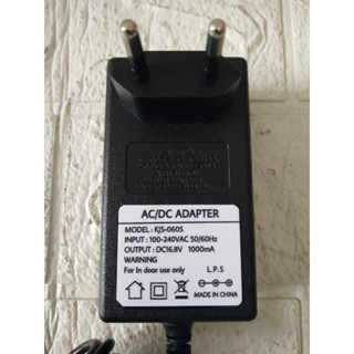 อะแดปเตอร์ Ac/dc 16.8V 1000mA โมเดล: KJS-0605