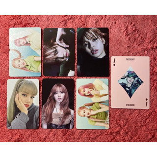 การ์ดรูปภาพอย่างเป็นทางการ PC LISA LALISA CHAELISA BLACKPINK WELCOMING COLLECTION ALBUM BORN PINK POB KTOWN4U LALISA SOLO FLIMTY PLAYING