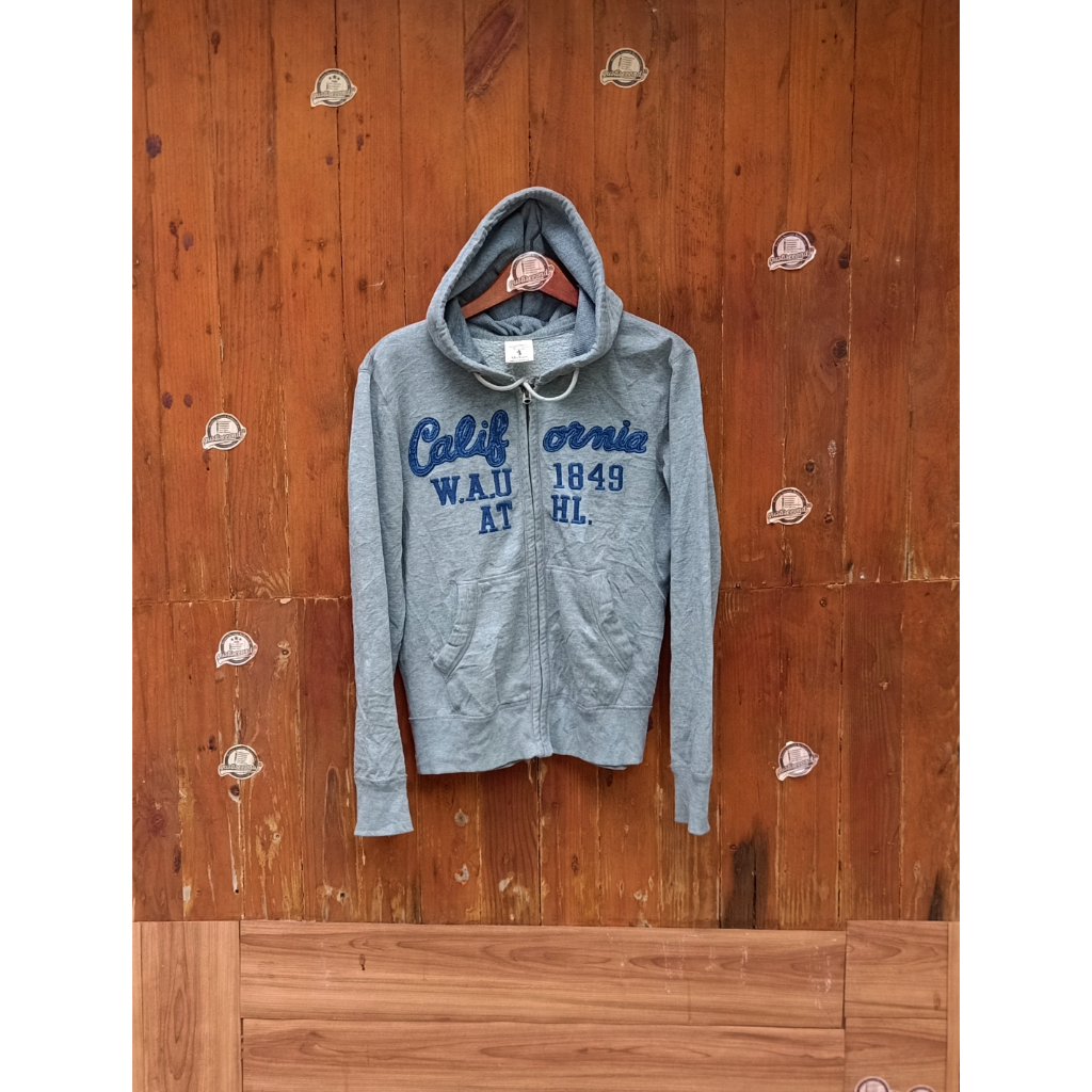 Original มือสอง WHO.AU California Zip Hoodie
