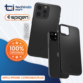 เคส iPhone 15 Pro Max Plus Spigen บางพอดี บาง เคลือบด้าน เคส