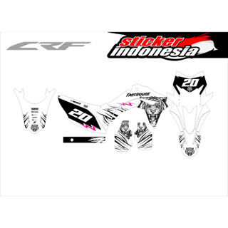 สติกเกอร์ DECAL CRF STRIPING FULL BODY v3 47