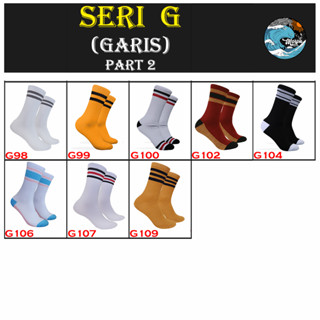 Oldskool Motif ถุงเท้าลายทาง สําหรับนักเรียนมัธยมปลาย (Series G) PART 2/2