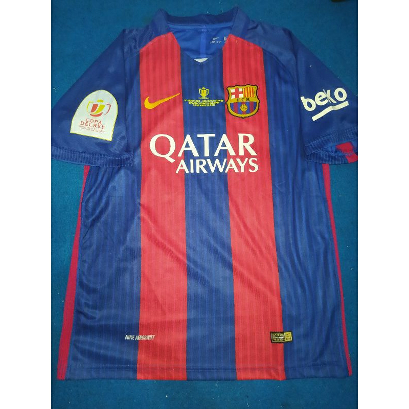 Barca Home Jersey 2016/17 Final Copa del Rey