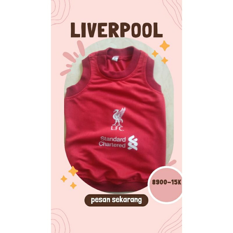 Liverpool เสื้อผ้าสุนัข แมว ขนาดเล็ก