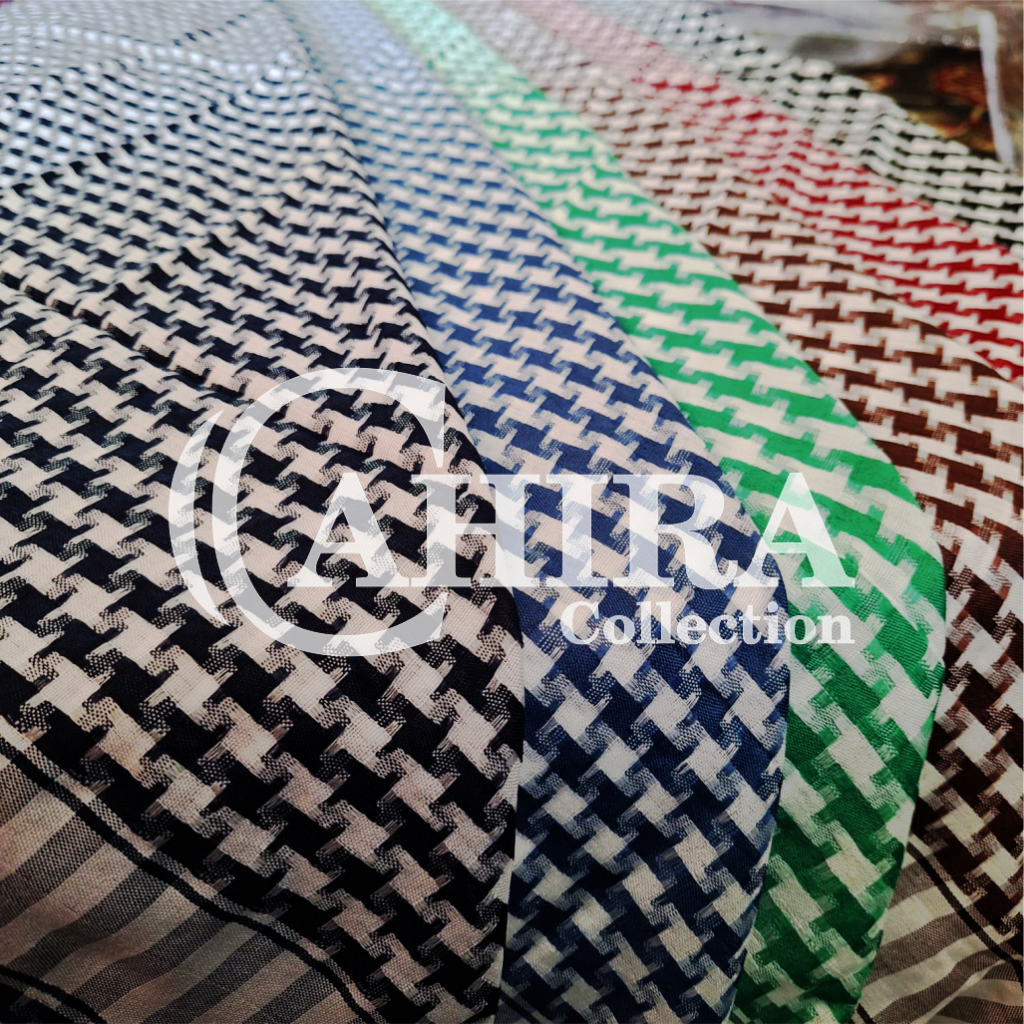 RECOMMENDED PALESTINIAN TURBAN ARABIC TURBAN MENS TURBAN MODERN สีดําและสีขาว TURBAN