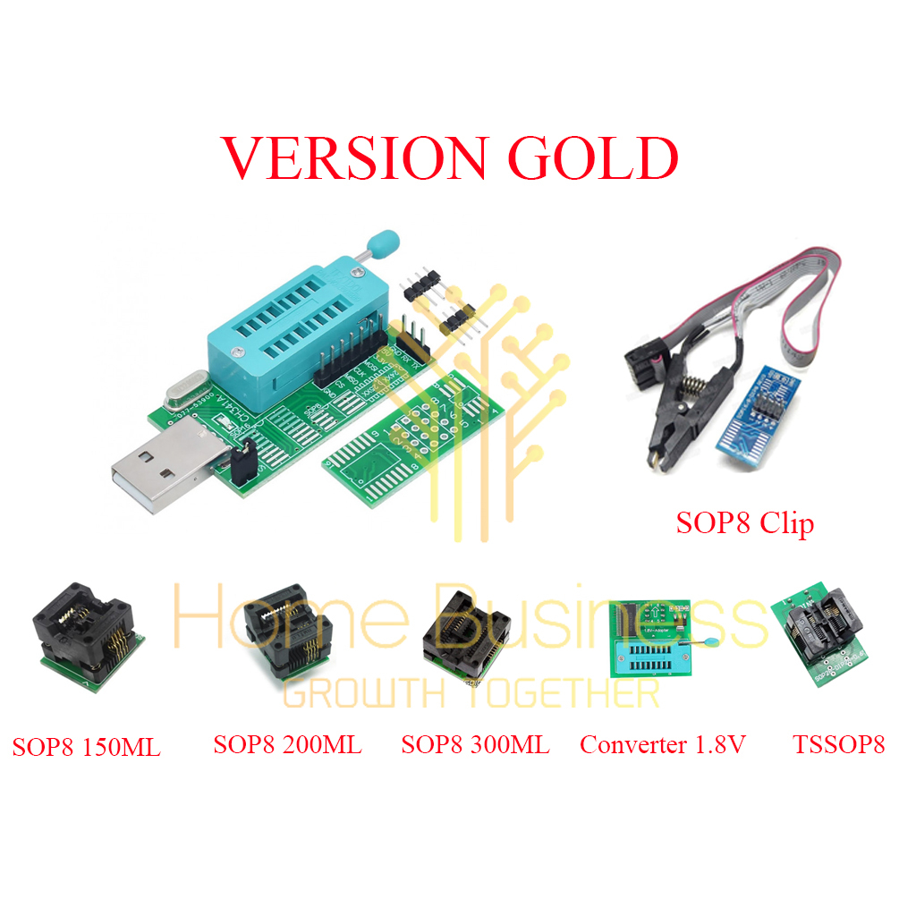 โปรแกรมเมอร์ USB CH341A CH341 A CH 341A 341 A อุปกรณ์แฟลช Eprom Bios