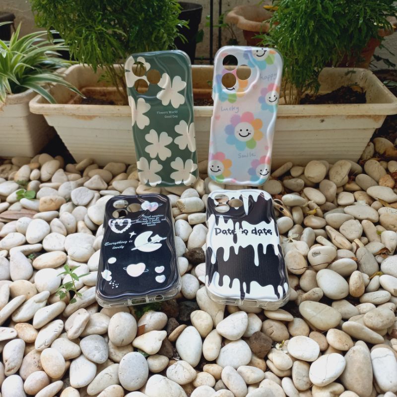 Realme C53 RMX3760 Softcase Flower Love Graffiti Motif Realme C51 RMX3830