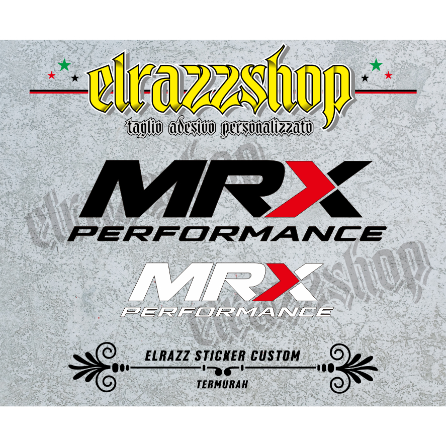 สติ๊กเกอร์ตัด MRX PERFORMANCE