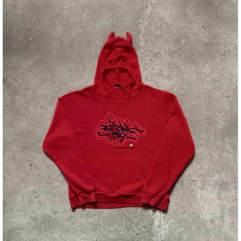 Vintage Y2k Tribal Streetwear Hoodie ไม่ใช่ Ecco หรือ Fubu หรือ Joker ยี่ห้อ