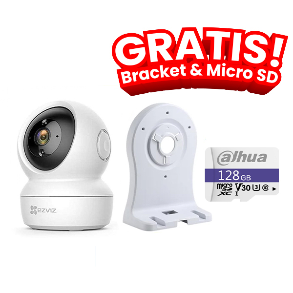 EZVIZ C6N 2MP ฟรี MMC 128GB และฟรี BRACKET พิเศษสําหรับการรับประกันอย่างเป็นทางการ C6N