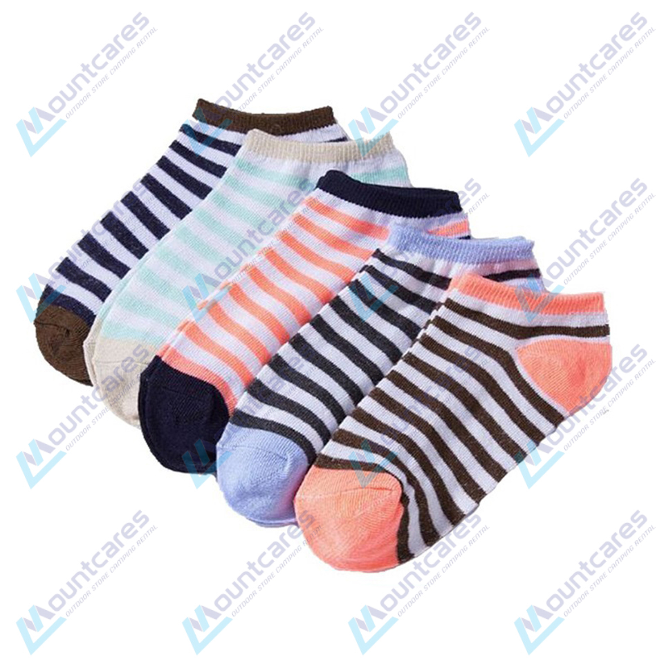 KATUN KSK08 คู่นําเข้าถุงเท้าสํานักงานลําลองผ้าฝ้ายสั้นลายถุงเท้ากีฬากลางแจ้งขนาด 37-43