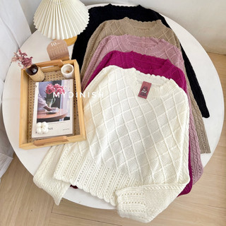 Kamila Curly Blouse - Atasan Blouse Wanita Rajut Premium