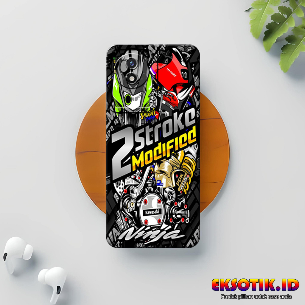 VIVO Y02T กรณี Eksotik.id VIVO Y02T ปลอก VIVO Y02T ซิลิโคนโทรศัพท์มือถือผิวอุปกรณ์เสริม Hardcase Sof