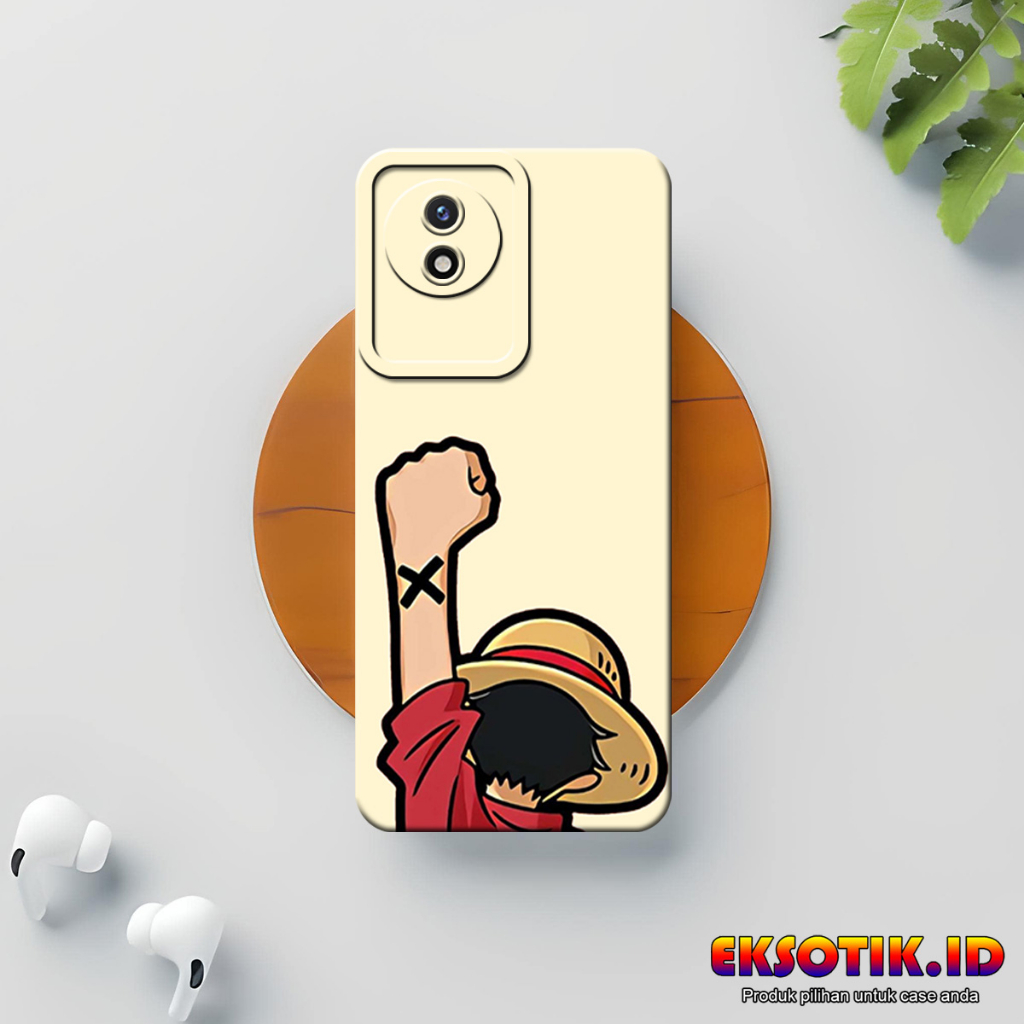 VIVO Y02T กรณี Eksotik.id VIVO Y02T ปลอก VIVO Y02T ซิลิโคนโทรศัพท์มือถือผิวอุปกรณ์เสริม Hardcase Sof