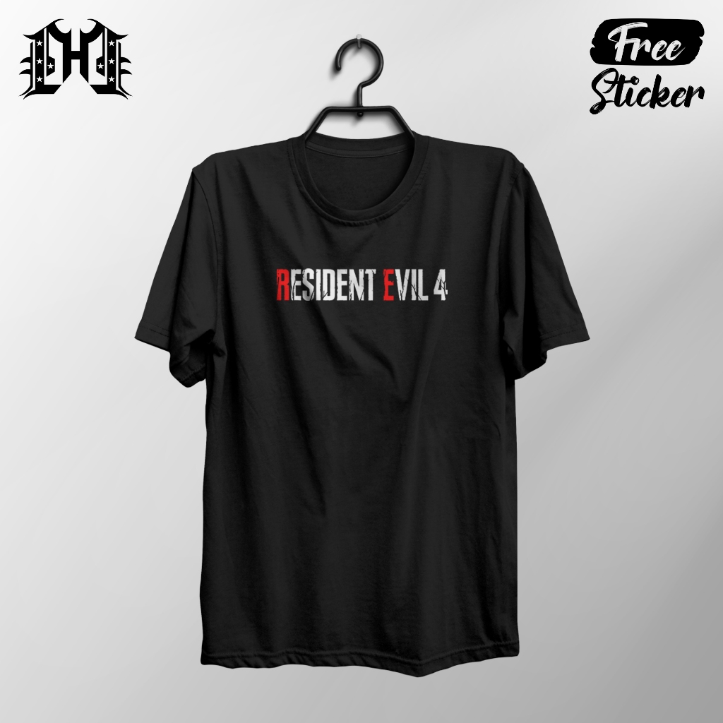 เสื้อยืดเกมเล่นเกม Resident Evil 4