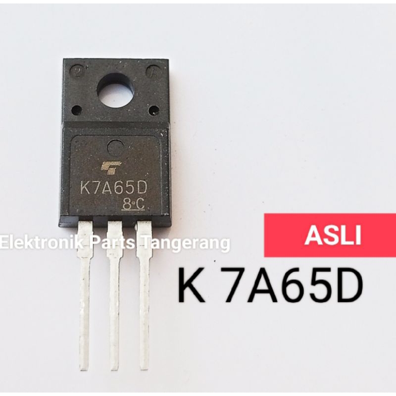 K7A65D ต้นฉบับ Fet ทีวี polytron K 7A65 D MOSFET 7A65D ORIGINAL FET 7A65D ทรานซิสเตอร์ 7A65D MOSFET 