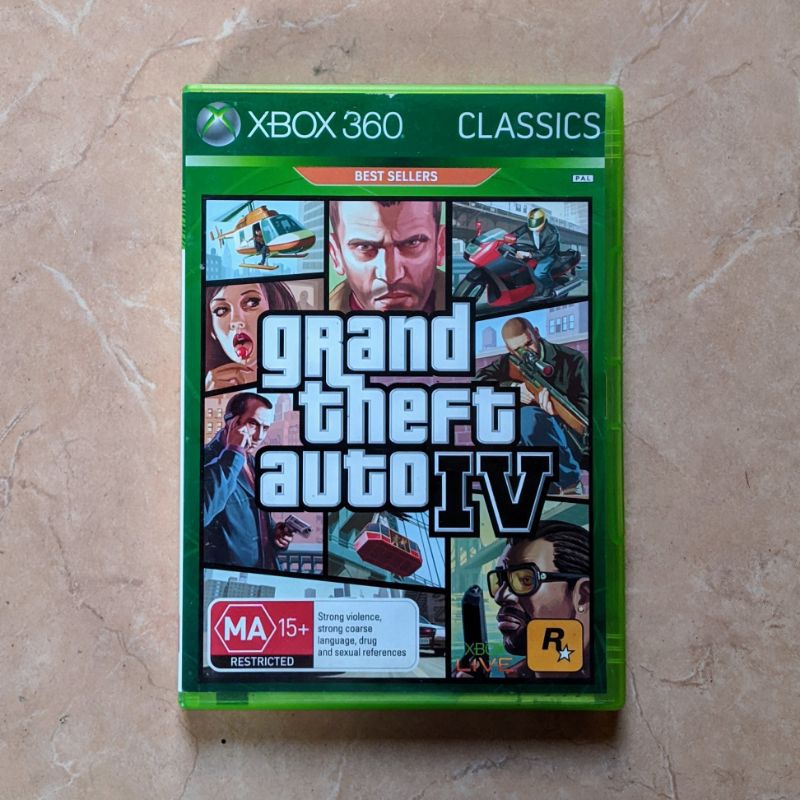 Grand Theft Auto IV GTA 4 Xbox 360 ของแท้