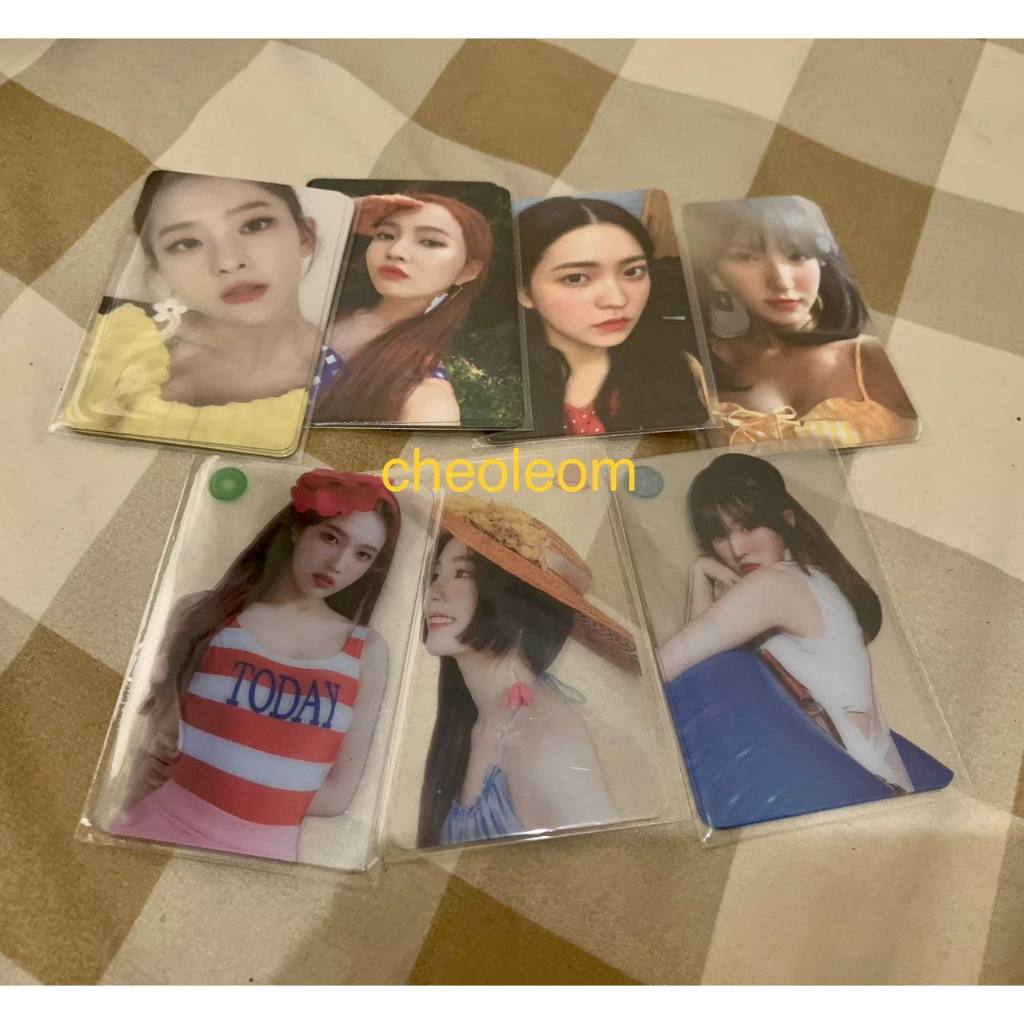 RED VELVET - SUMMER MAGIC อัลบั้ม Photocard Wendy Seulgi Joy Irene Yeri PC Clear Card Extras