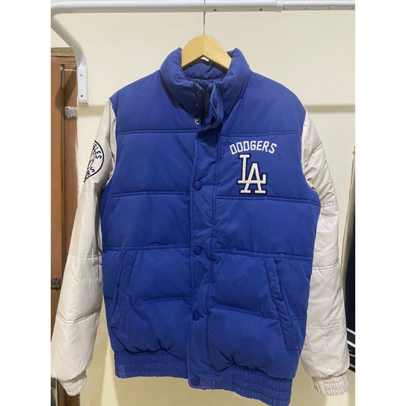 Preloved LA DODGERS PUFFER JACKET MLB