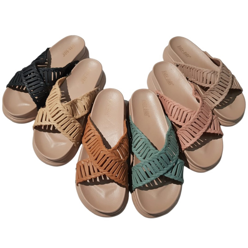 รองเท้าแตะลายยาง Bara Bara WS888-SLPGSM (W5)