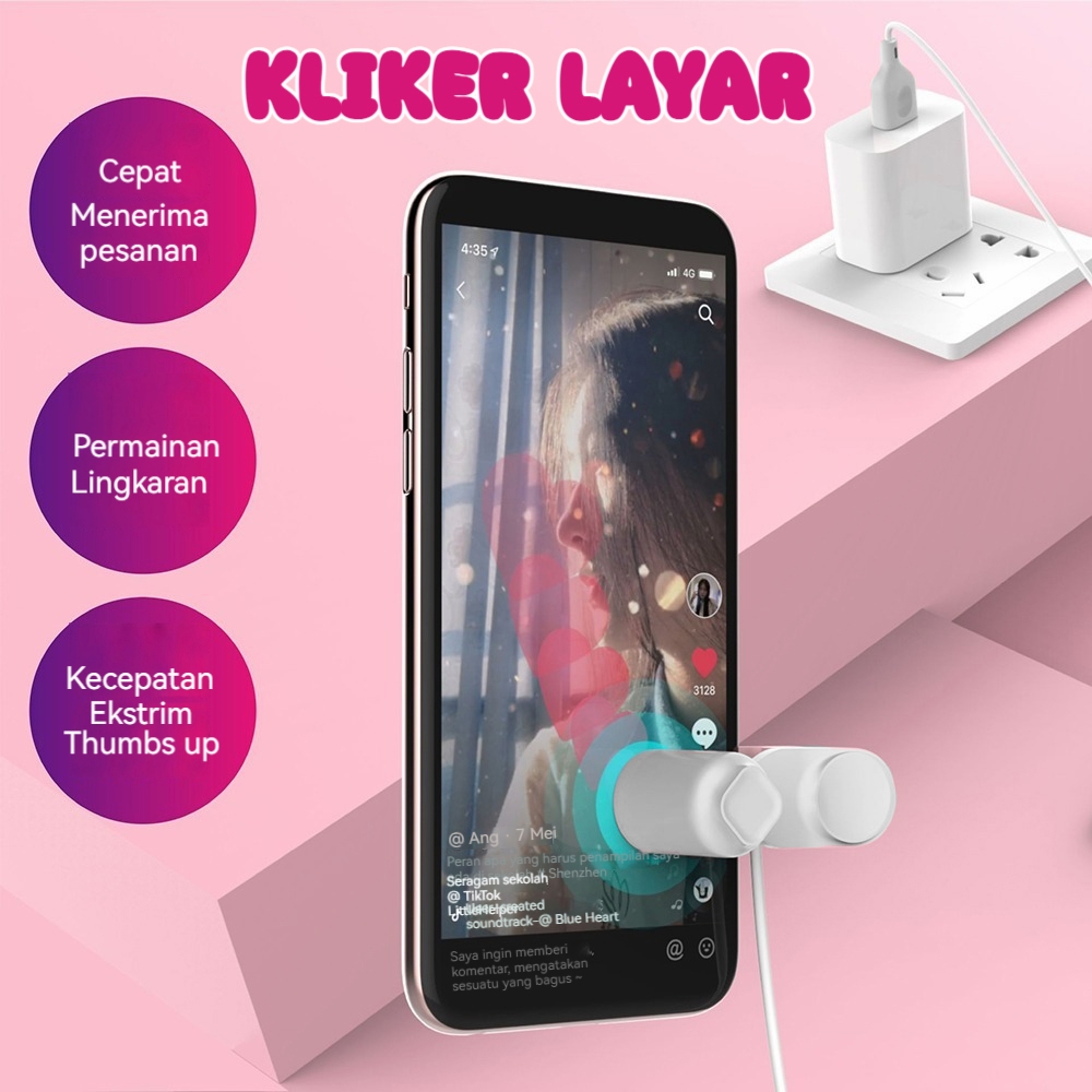 LAYAR สามหน้าจอโคมไฟโทรศัพท์มือถือ Clicker LED ทั้งหมดพร้อมความเร็วอัตโนมัติต่อโทรศัพท์มือถือวินาทีค
