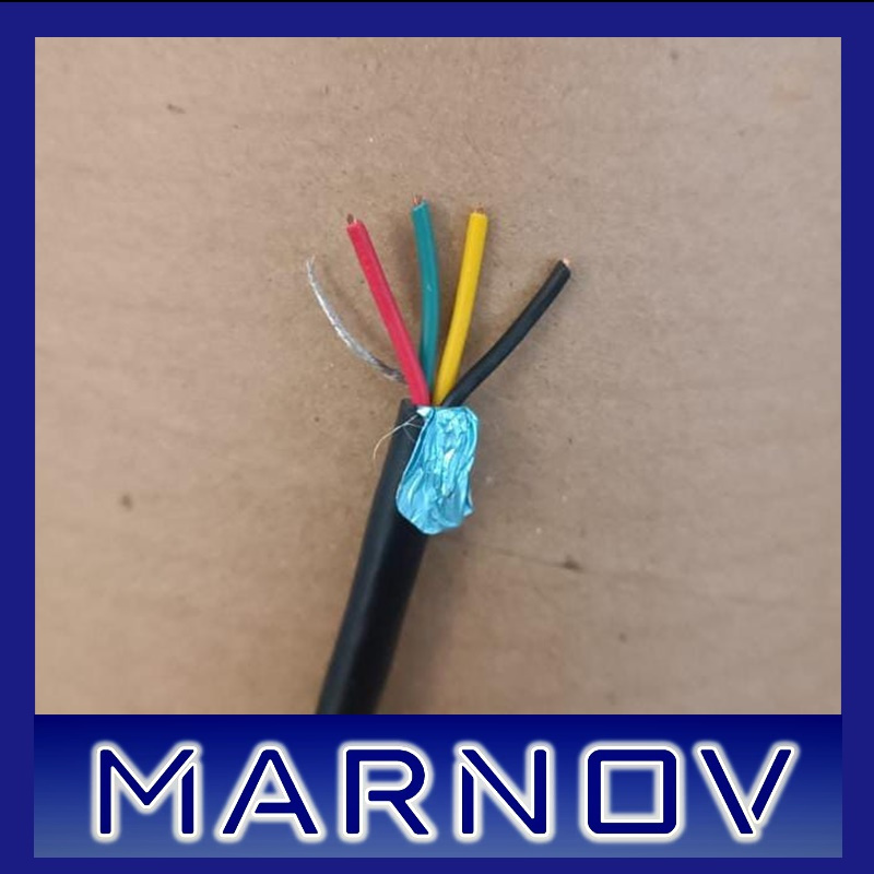 RVVP 4X0.5mm2 Shielded 4 Core Screen Cable 0.5mm สัญญาณ 4*0.5mm2