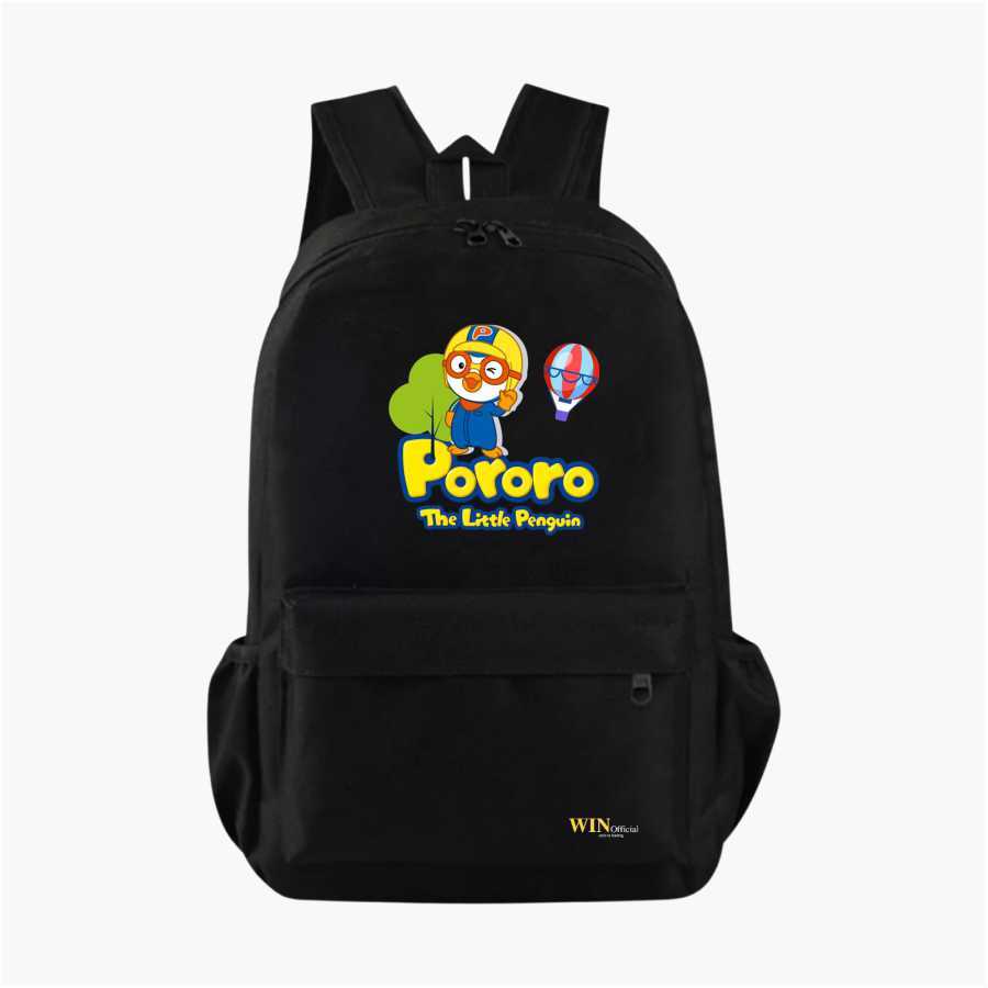 Pororo Character Backpack Pororo School Backpack Pororo Viral Character Backpack Pororo Cute School 