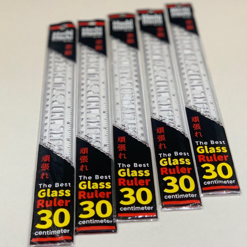 30CM ALPHABET RULER / LINE / RULER "MOSHI-MOSHI"