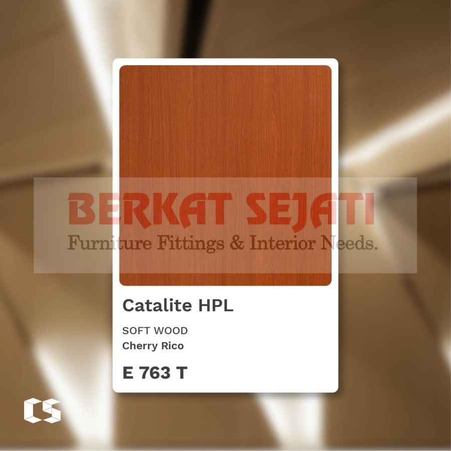 E 763 T - HPL CATALITE HPL BY CS LAMINATES - WOODGRAIN