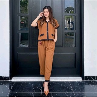 PROMO LOZY ONE SET LENGAN PENDEK/STELAN WANITA PENDEK MODEL TERBARU 2024//KEKINIAN VIRAL TIKTOK