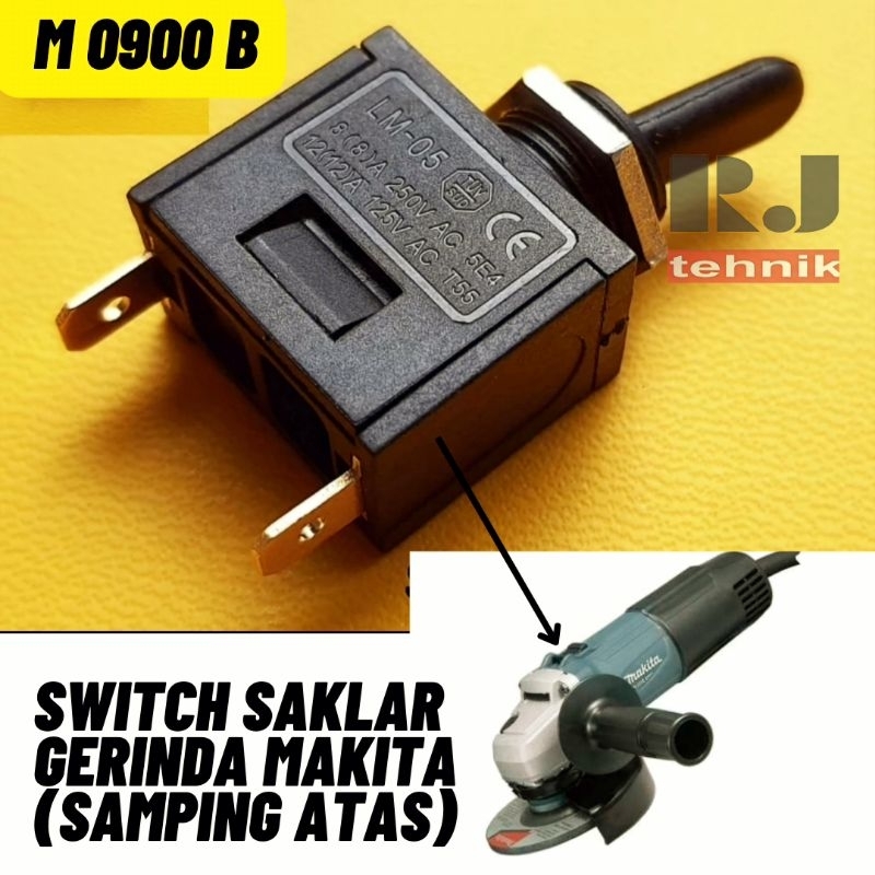 MESIN Makita M0900B สวิตช์เปิดสวิตช์เครื่องบด M 0900 B