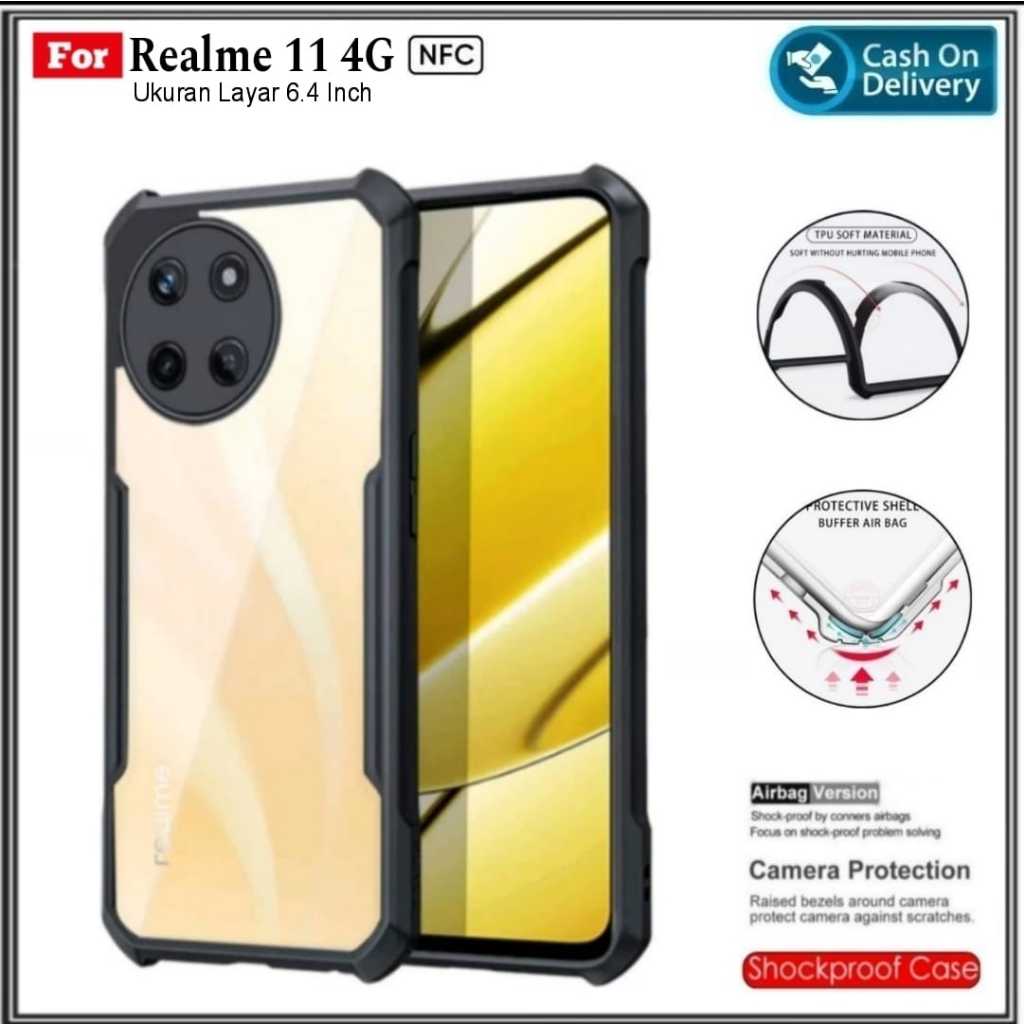PACKAGE Case REAME 11 4G Hard Soft Tpu Hd เคสใส