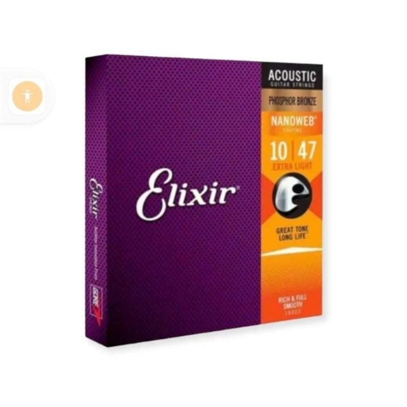 สายกีต้าร์โปร่ง Elixir 10-47