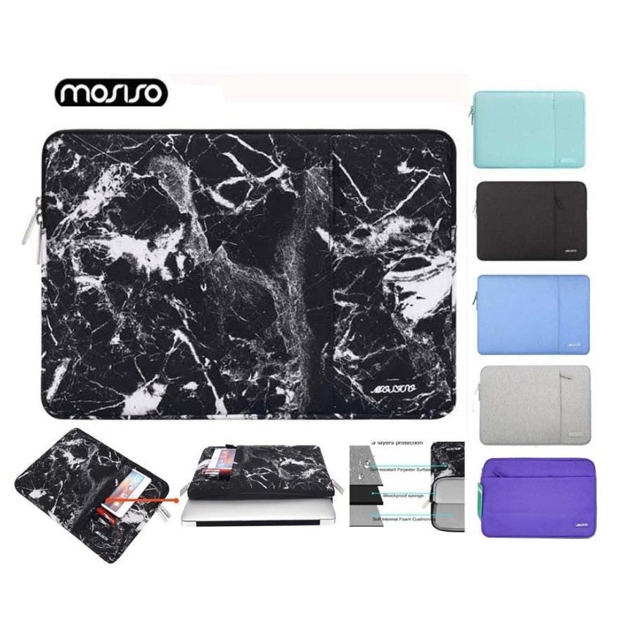 Mosiso กระเป๋าแล็ปท็อปผู้หญิง Case Softcase Macbook Sleeve 13 14 นิ้ว