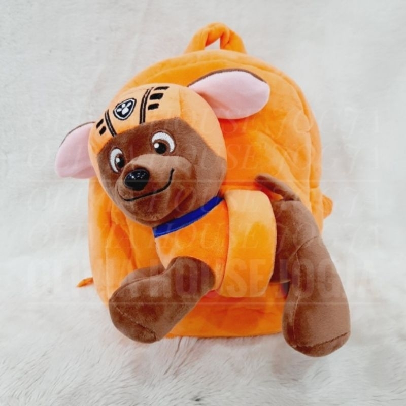 Paw Patrol Zuma Orange Backpack Paw Patrol Zuma Boy Girl Doll Bag