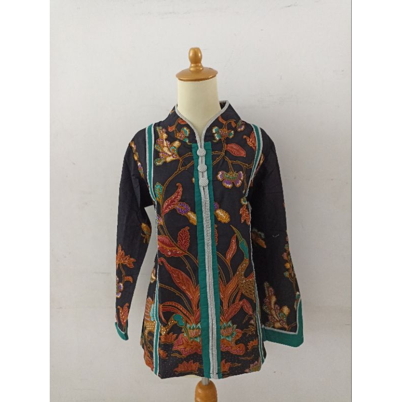 พิเศษ PREMIUM OFFICE ผู้หญิง BATIK BLOUSE 803SK55 มีขนาดใหญ่