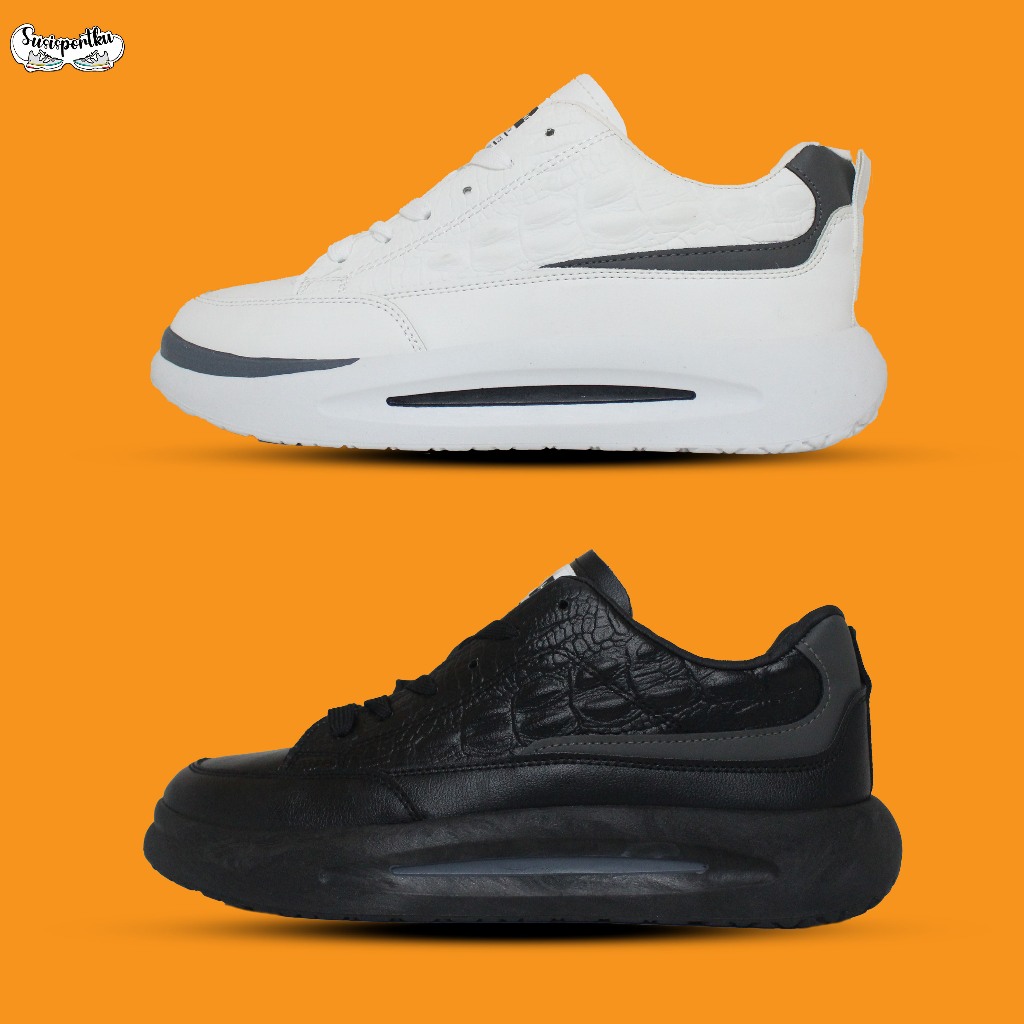 รองเท้าผ้าใบแฟชั่น CROCO VIBER SKIN TRENDY IK-1 SIZE 39-44 S1001