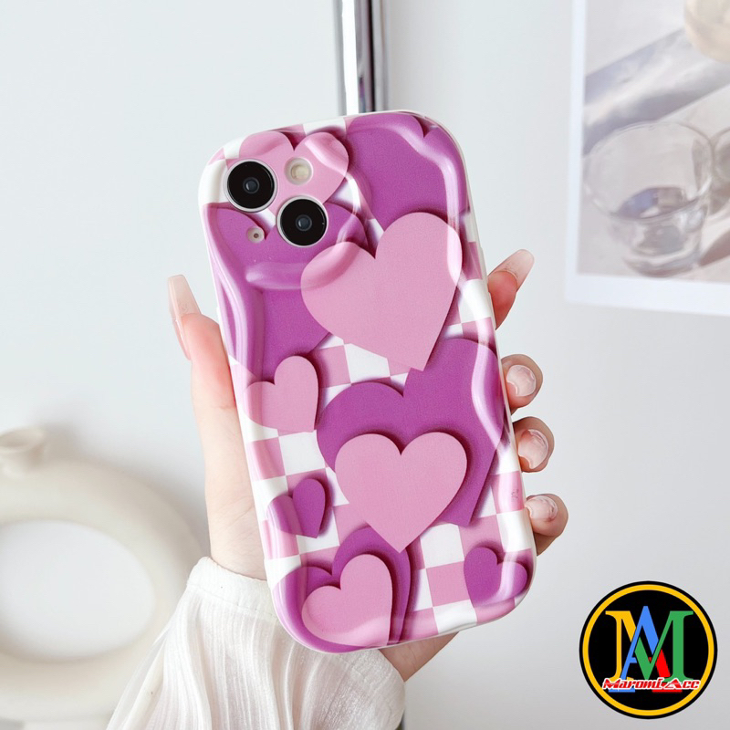 M028 SOFT CASE CUTE GLOSSY LOVE LILAC OPPO A5S A7 A11K A12 A3S A1K A15 A15S A16 A16S A16K A16E A17 A